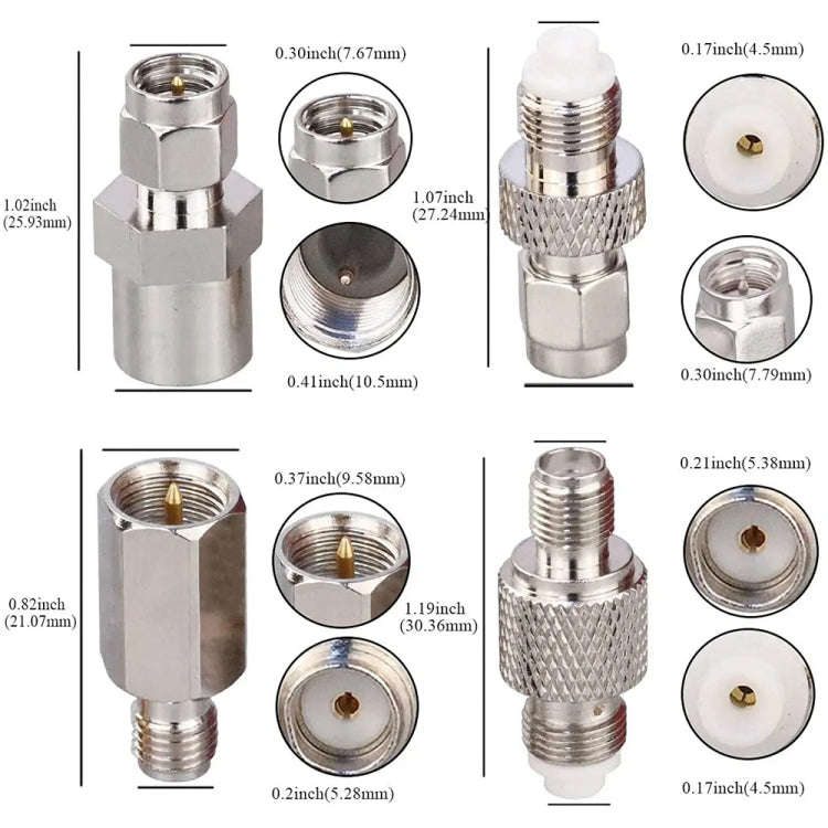 4 in 1 SMA to FME Adapter Set