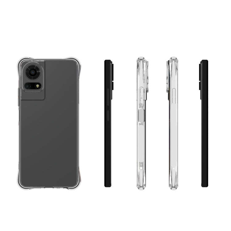 For TCL 50 LE 4G Shockproof Non-slip Thickening TPU Phone Case(Transparent)