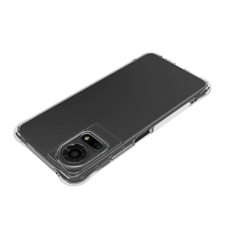 For TCL 50 LE 4G Shockproof Non-slip Thickening TPU Phone Case(Transparent)