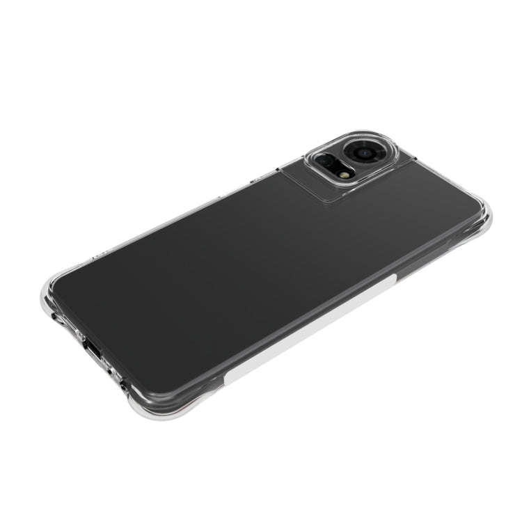 For TCL 50 LE 4G Shockproof Non-slip Thickening TPU Phone Case(Transparent)