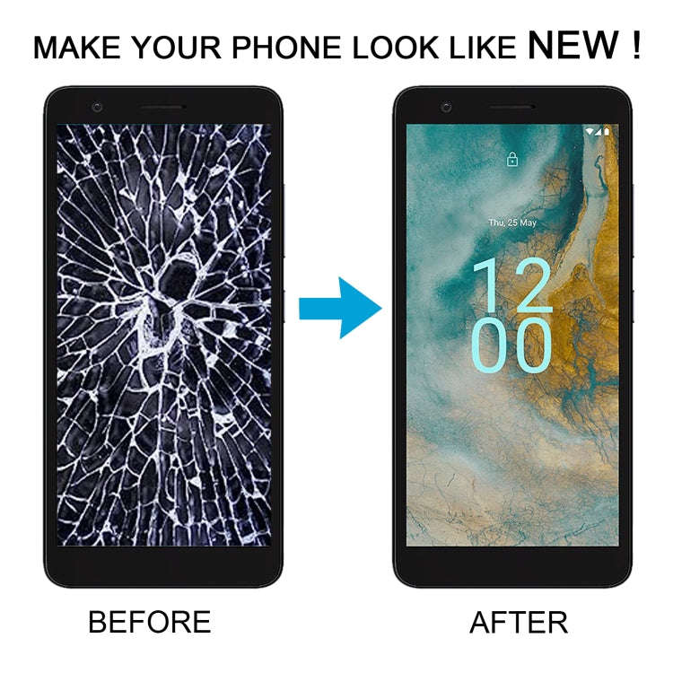 For Nokia C02 OEM LCD Screen with Digitizer Full Assembly