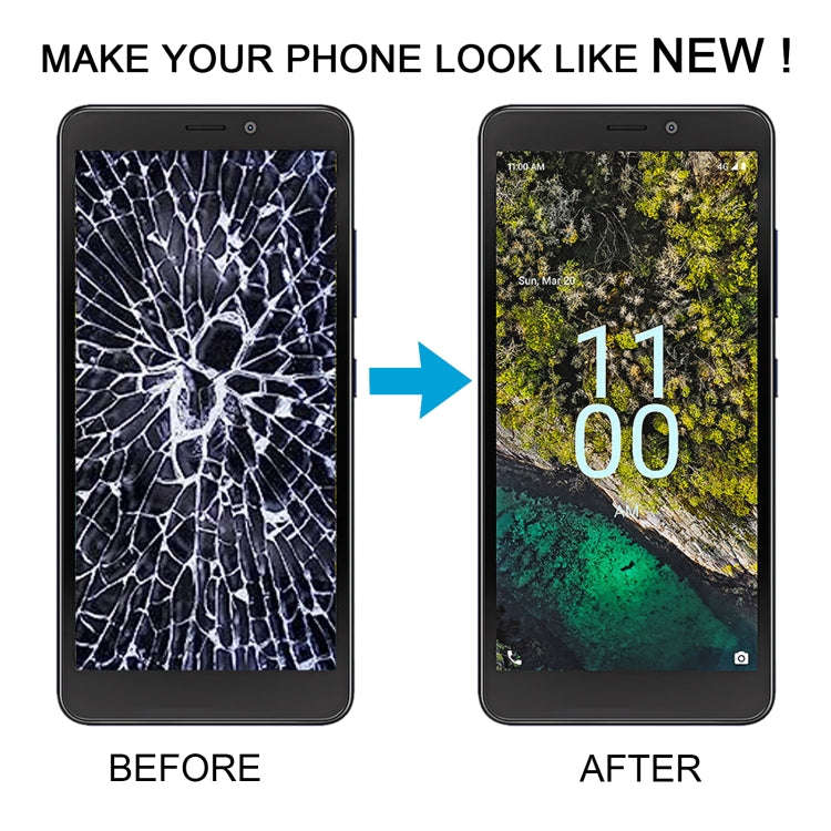 For Nokia C100 OEM LCD Screen with Digitizer Full Assembly