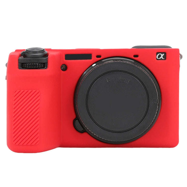 For Sony ILCE-6700 / A6700 Glossy Soft Silicone Protective Case(Red)