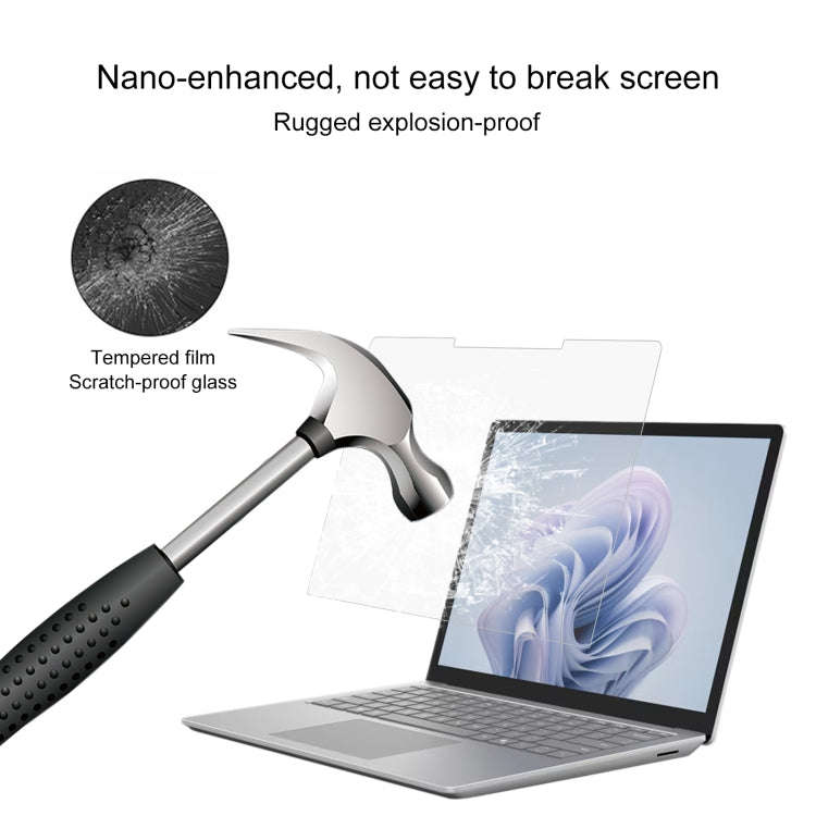 For Microsoft Surface Laptop 6 15 25pcs 9H 0.3mm Explosion-proof Tempered Glass Film