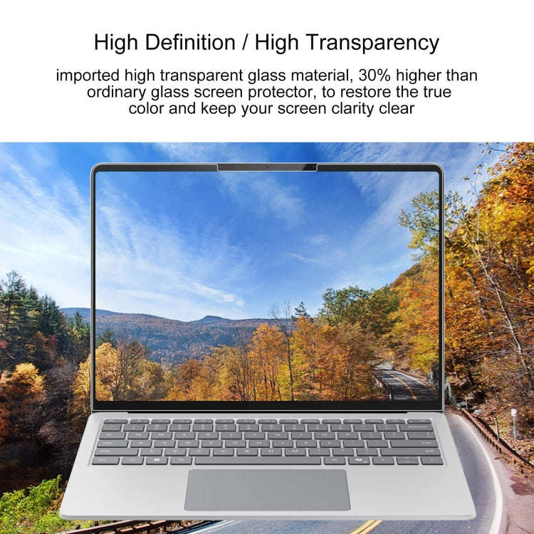For Microsoft Surface Laptop 7 13.8 25pcs 9H 0.3mm Explosion-proof Tempered Glass Film