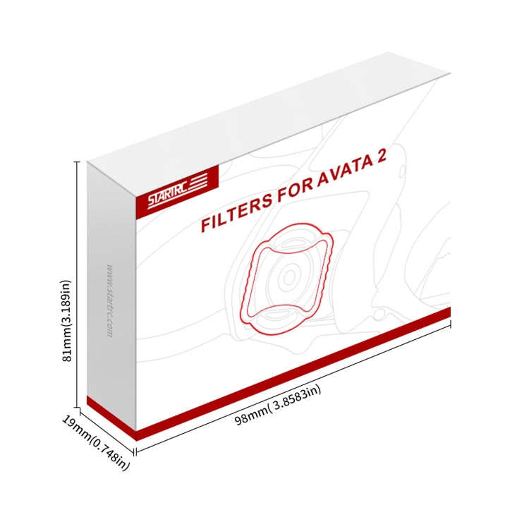 For DJI Avata 2 STARTRC Drone Lens Filter, Lens:4 in 1 ND8/16/32/64