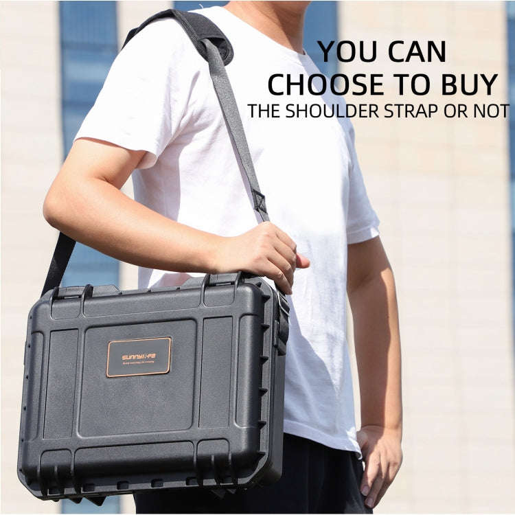 For DJI RS 4 Sunnylife Safety Carrying Case Waterproof Hard Case Box(Black)