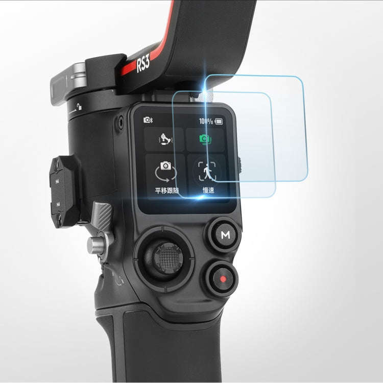 For DJI RS 4/RS 4 Pro/RS 3/RS 3 Pro Sunnylife  2pcs Screen Explosion proof Tempered Glass Film