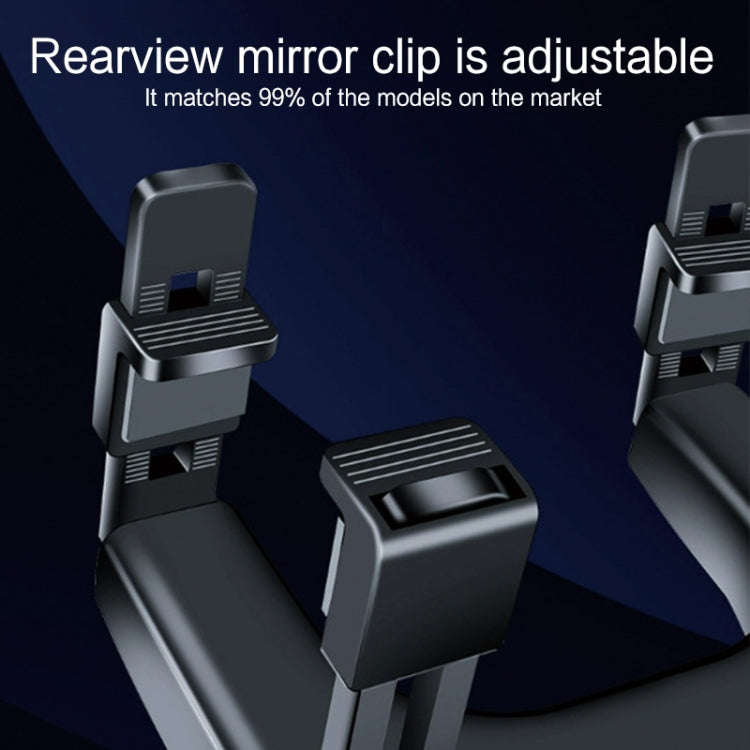 360 Degree Car Rearview Mirror Holder(Black)