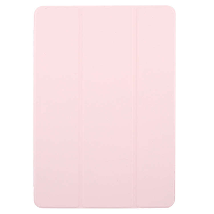 For Huawei MatePad Pro 11 2022/2024 Tri-fold Silicone Leather Tablet Case(Pink)