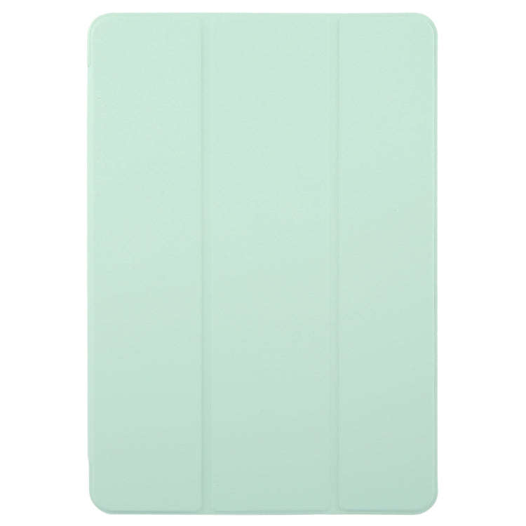 For Huawei MatePad Pro 13.2 Tri-fold Silicone Leather Tablet Case(Green)