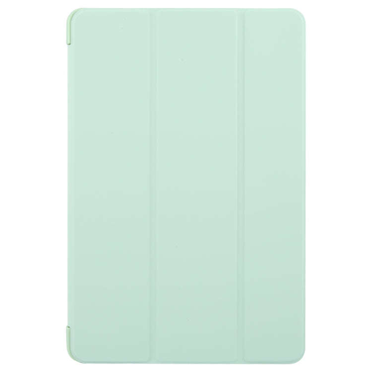 For Huawei Matepad Air 12 Tri-fold Silicone Leather Tablet Case(Green)