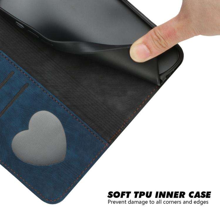 For ZTE Blade A35e 4G Side Buckle Double Fold Hand Strap Leather Phone Case(Royal)