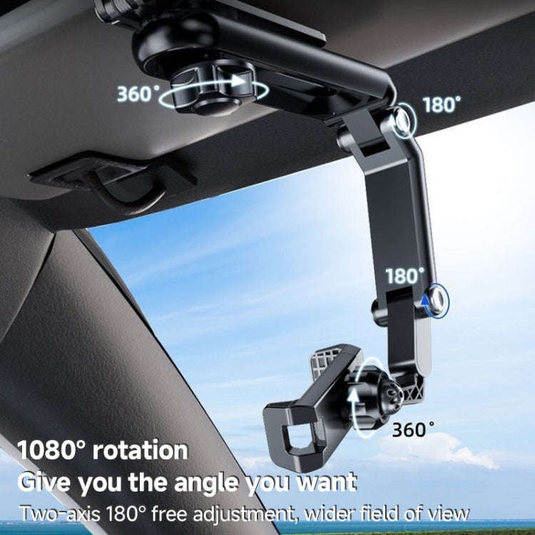 Multi functional Car Sun Visor Using Phone Holder(Black Grey)
