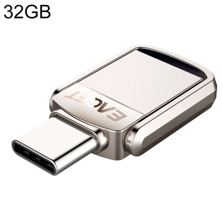 EAGET 32G USB 3.1 + USB-C Interface Metal Twister Flash U Disk, Standard