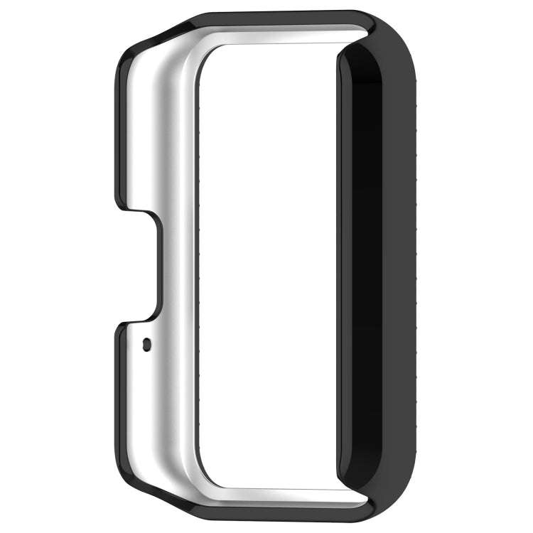 For Samsung Galaxy Fit 3 Diamond Half Pack Hollow PC Watch Protective Case(Black)