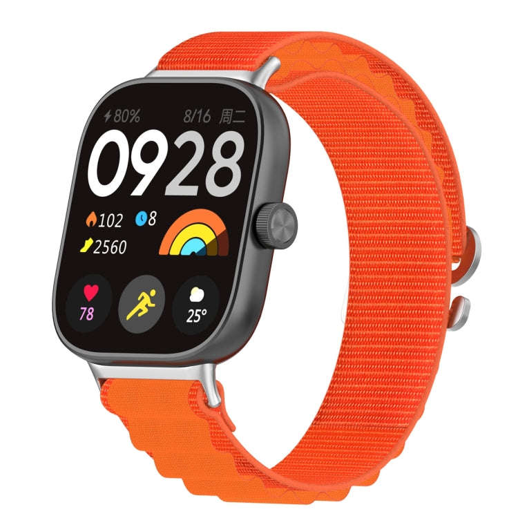 For Xiaomi Smart Band 9 Pro / 8 Pro Loop Nylon Watch Band(Orange)