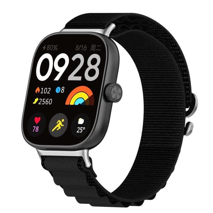 For Xiaomi Smart Band 9 Pro / 8 Pro Loop Nylon Watch Band(Black)