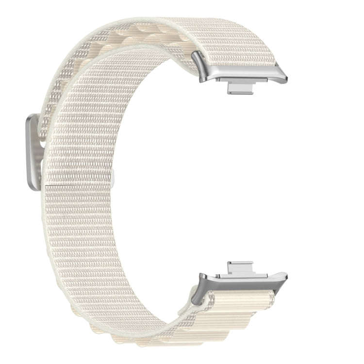 For Xiaomi Smart Band 9 Pro / 8 Pro Loop Nylon Watch Band(Starlight)