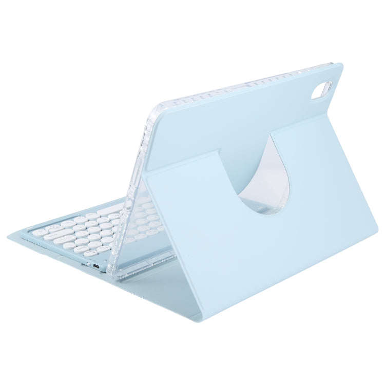 For Huawei MatePad Pro 11 2024 / 2022 Round Button Bluetooth Keyboard Rotatable Holder Leather Ca...