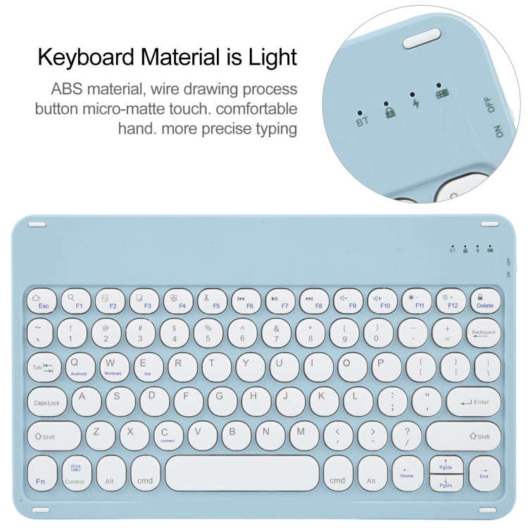 For Huawei MatePad Pro 11 2024 / 2022 Round Button Bluetooth Keyboard Rotatable Holder Leather Ca...