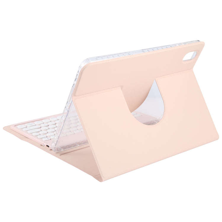 For Huawei MatePad Pro 11 2024 / 2022 Round Button Bluetooth Keyboard Rotatable Holder Leather Ca...