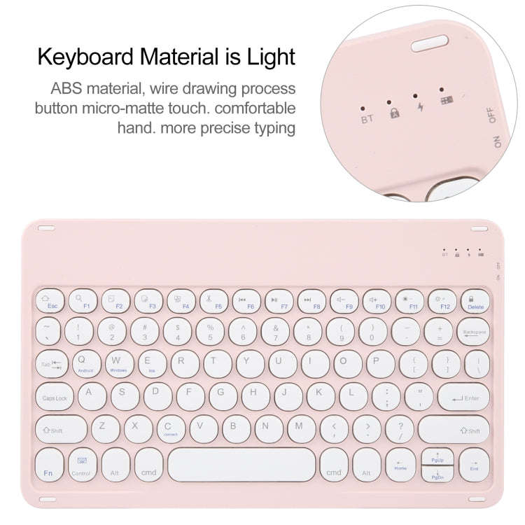 For Huawei MatePad Pro 11 2024 / 2022 Round Button Bluetooth Keyboard Rotatable Holder Leather Ca...