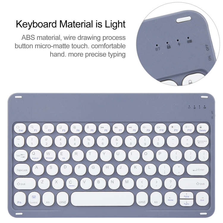 For Huawei MatePad Pro 11 2024 / 2022 Round Button Bluetooth Keyboard Rotatable Holder Leather Ca...