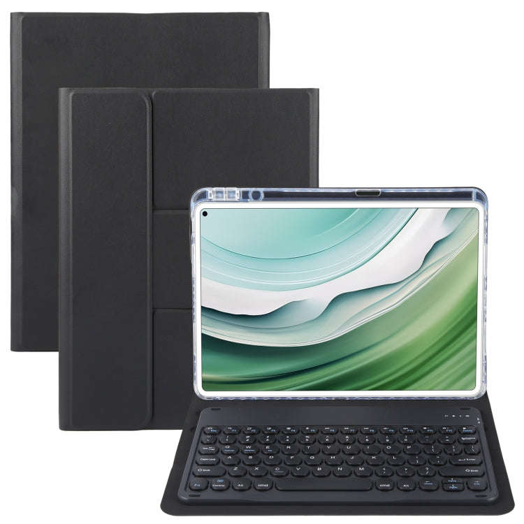 For Huawei MatePad Pro 11 2024 / 2022 Round Button Bluetooth Keyboard Rotatable Holder Leather Ca...