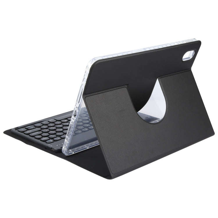 For Huawei MatePad Pro 11 2024 / 2022 Round Button Bluetooth Keyboard Rotatable Holder Leather Ca...
