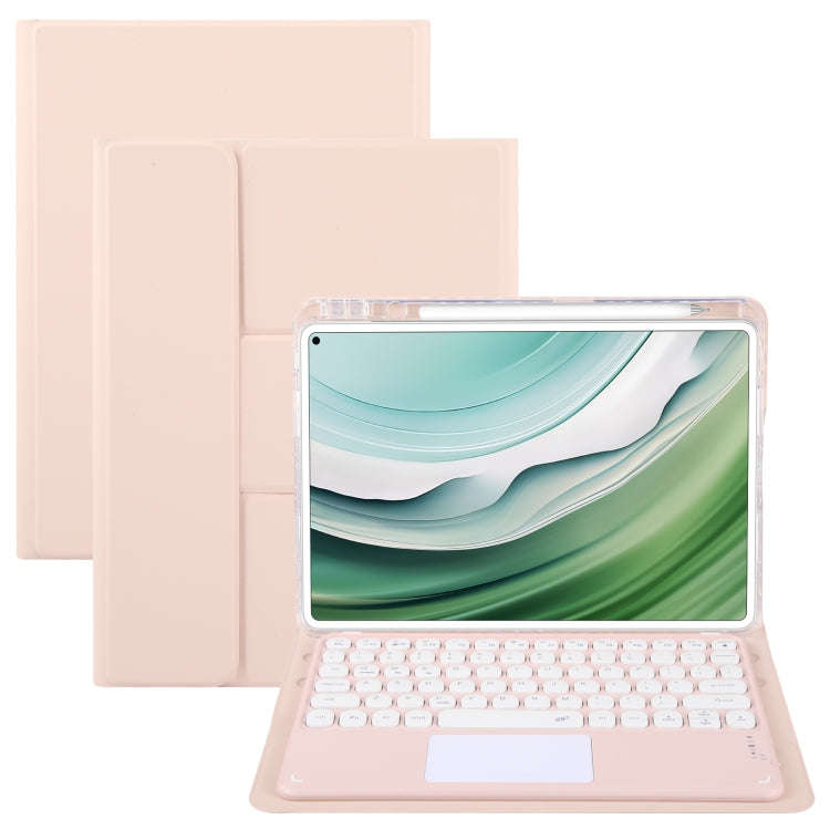For Huawei MatePad Pro 11 2024 / 2022 Round Button Bluetooth Keyboard Rotatable Holder Leather Ca...