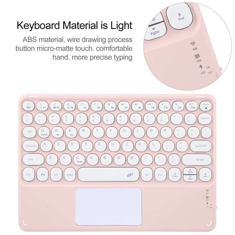 For Huawei MatePad Pro 11 2024 / 2022 Round Button Bluetooth Keyboard Rotatable Holder Leather Ca...