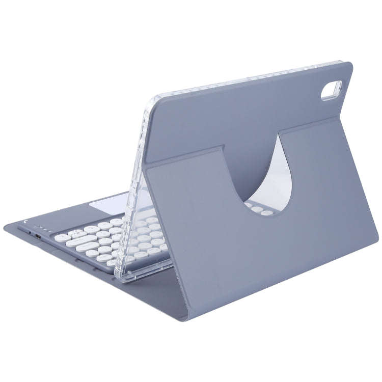For Huawei MatePad Pro 11 2024 / 2022 Round Button Bluetooth Keyboard Rotatable Holder Leather Ca...
