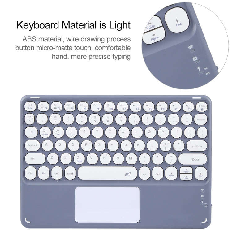 For Huawei MatePad Pro 11 2024 / 2022 Round Button Bluetooth Keyboard Rotatable Holder Leather Ca...