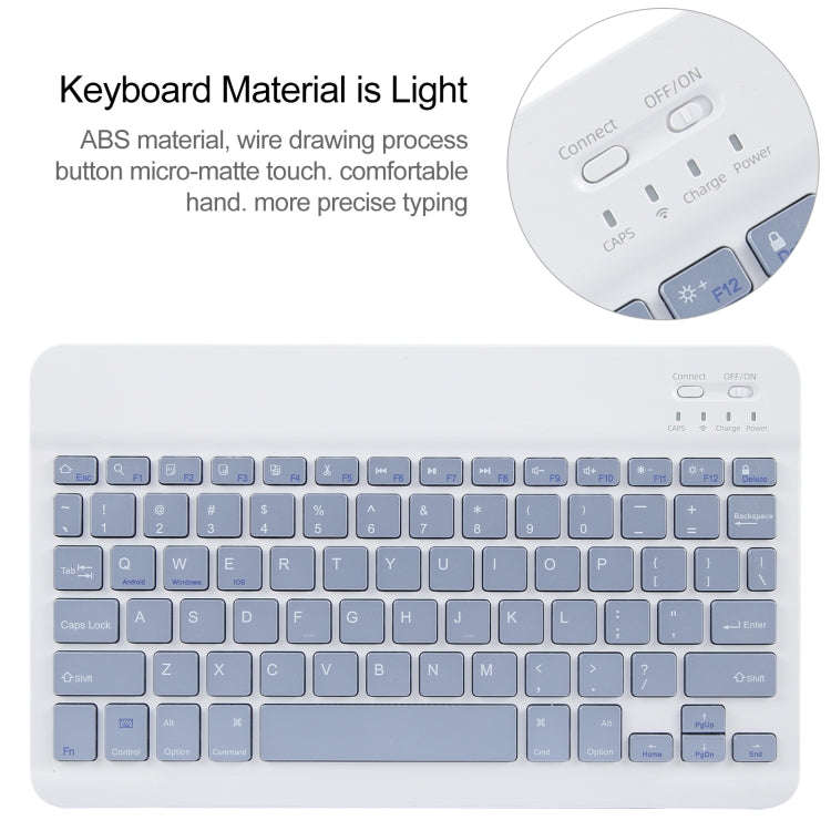 For Huawei MatePad 11 2023 / 2021 Square Button Bluetooth Keyboard Rotatable Holder Leather Case(...