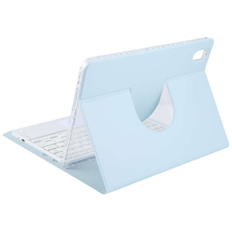 For Huawei MatePad Pro 11 2024 / 2022 Square Button Bluetooth Keyboard Rotatable Holder Leather C...