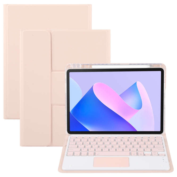 For Huawei MatePad 11 2023 / 2021 Square Button Bluetooth Keyboard Rotatable Holder Leather Case ...