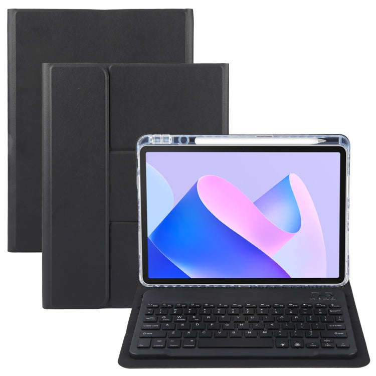 For Huawei MatePad 11 2023 / 2021 Square Button Backlight Bluetooth Keyboard Rotatable Holder Lea...