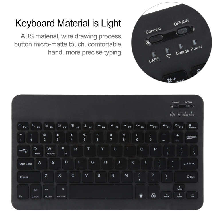 For Huawei MatePad 11 2023 / 2021 Square Button Backlight Bluetooth Keyboard Rotatable Holder Lea...