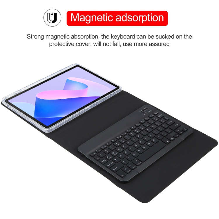 For Huawei MatePad 11 2023 / 2021 Square Button Backlight Bluetooth Keyboard Rotatable Holder Lea...
