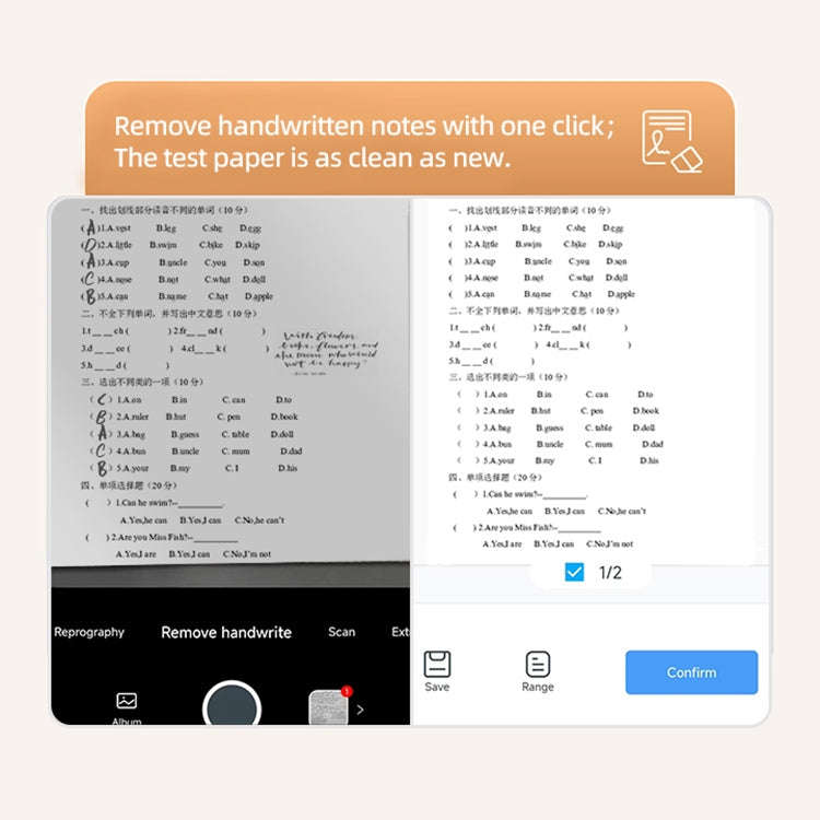 A4LE Portable Bluetooth HD Thermal Printer for Home Office Study(AU Plug)