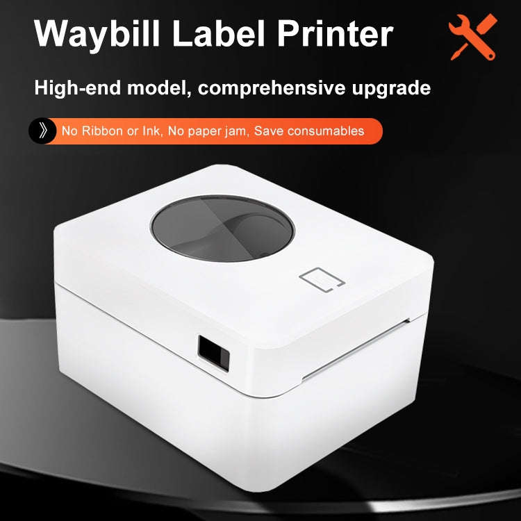 ZJ-9250 100x150mm USB Bluetooth Thermal Label Printer, Plug:US Plug(Black)