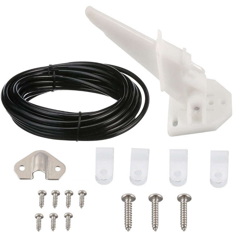 Marine Yacht Speedometer Pitot with Tube(White)