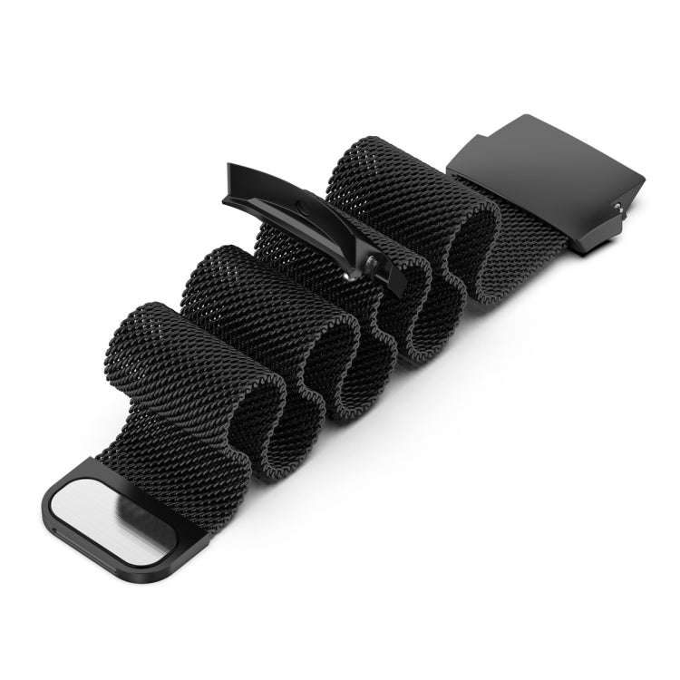 For OPPO Watch X2 / OnePlus Watch 3 Milan Magnetic Steel Mesh Watch Band(Space Grey)