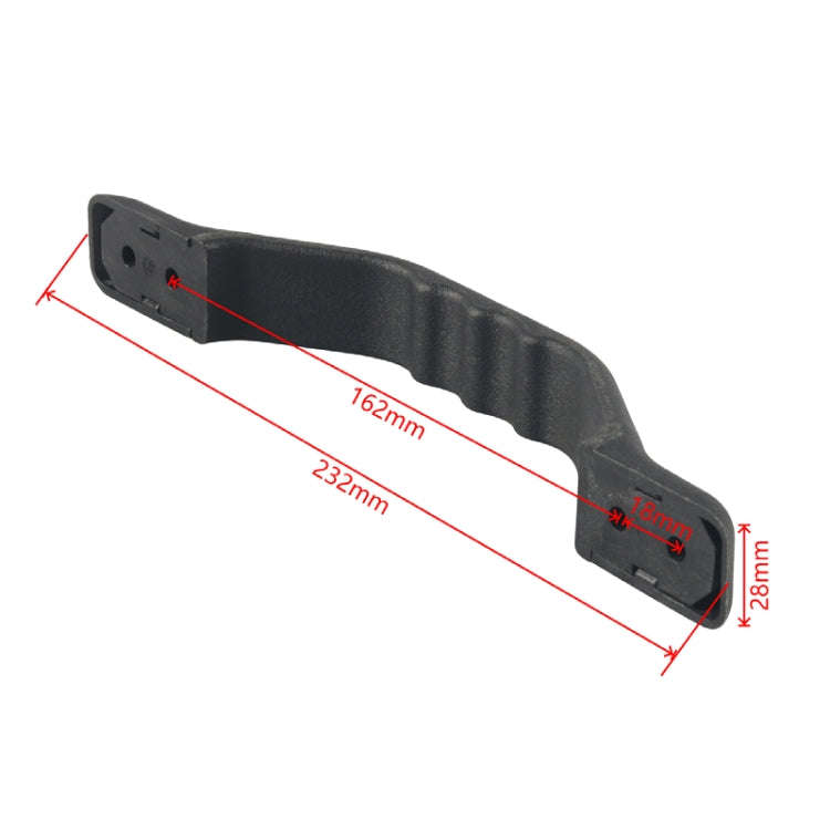 2pcs / Set RV Nylon Door Handle(Black)