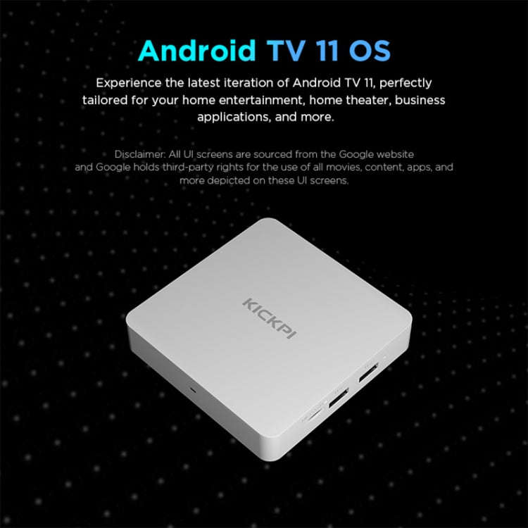 Kickpi KP1 Dual Band WiFi 4K HD Android TV Box, RAM:2GB+32GB(EU Plug)
