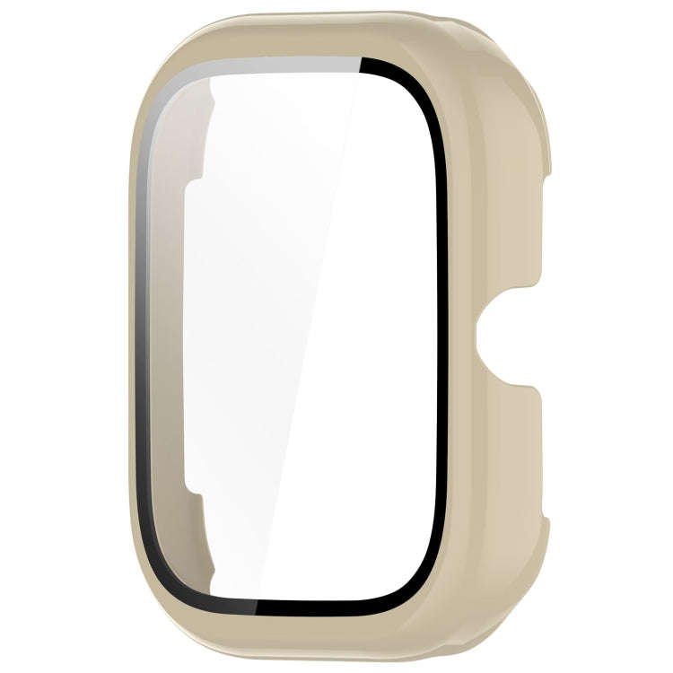 For Honor Choice Haylou Watch PC + Tempered Film Integrated Protective Watch Case(Ivory White)