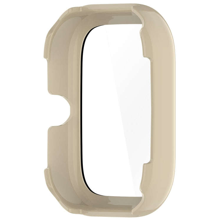 For Honor Choice Haylou Watch PC + Tempered Film Integrated Protective Watch Case(Ivory White)