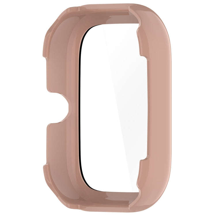For Honor Choice Haylou Watch PC + Tempered Film Integrated Protective Watch Case(Pink)