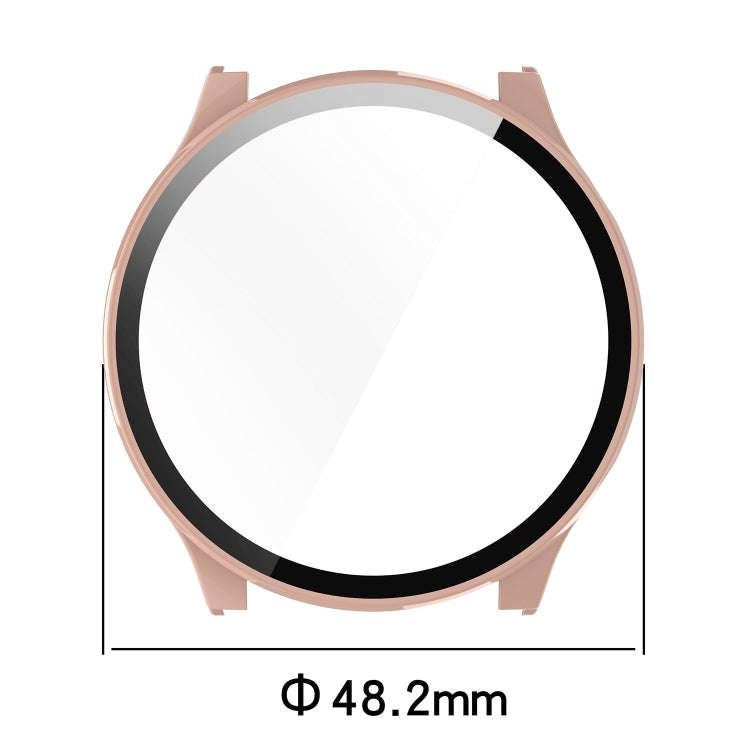 For Xiaomi Haylou RT3 / Solar Plus LS16 PC + Tempered Film Integrated Watch Protective Case(Pine ...